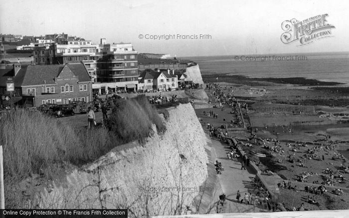 Photo of Rottingdean, Promenade From The Cliff c.1955
