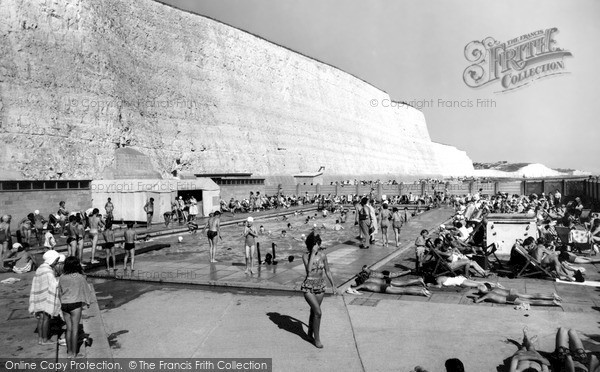 Photo of Rottingdean, The Cliffs And Swimming Pool c.1965