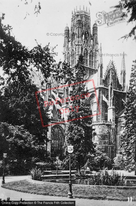 Photo of Rouen, Abbaye Saint Ouen c.1930