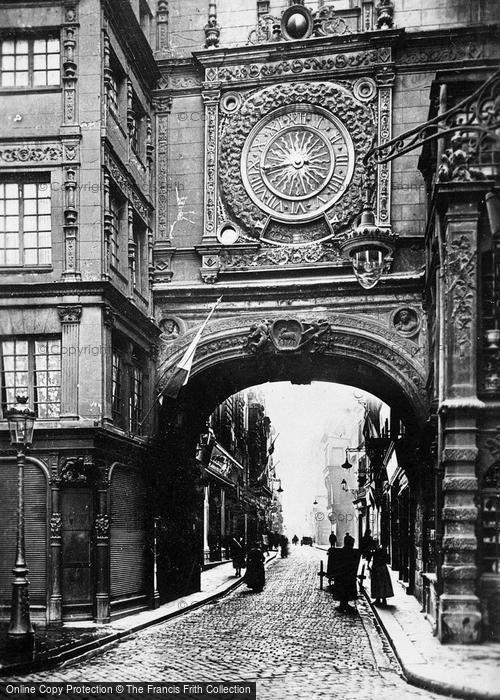 Photo of Rouen, Gros Horloge c.1930