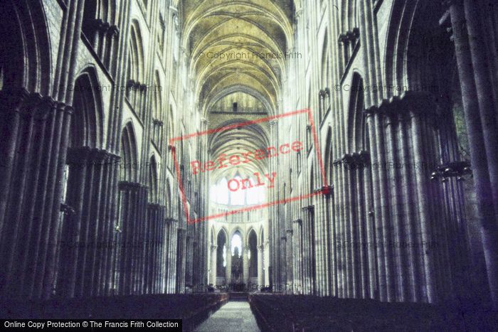 Photo of Rouen, Notre Dame Cathedral, The Nave 1983