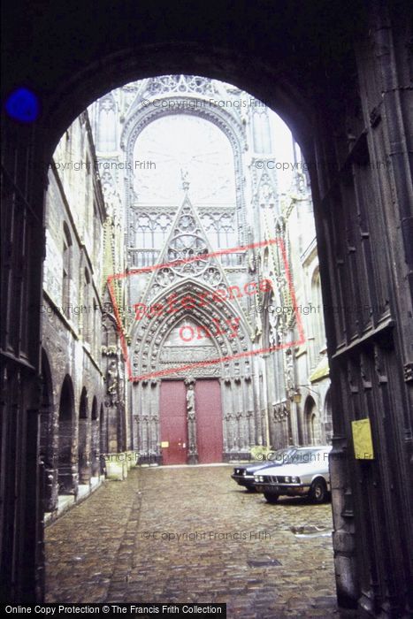 Photo of Rouen, Notre Dame, North Door 1983