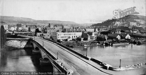Photo of Rouen, Pont Pierre c.1871