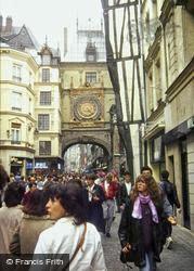 Rue Du Gros Horloge, The Clock Tower 1983, Rouen