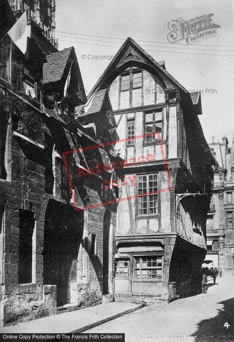 Photo of Rouen, Rue Saint Romain c.1930