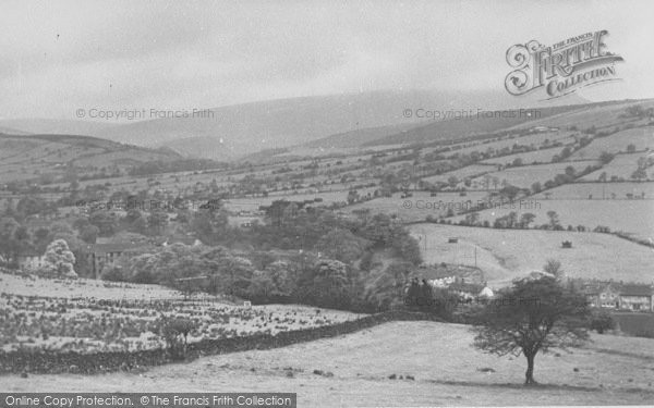 Photo of Roughlee, The View Towards Pendle Hill c.1955