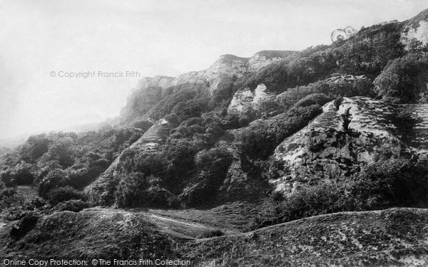 Photo of Rousdon, The Landslip 1900
