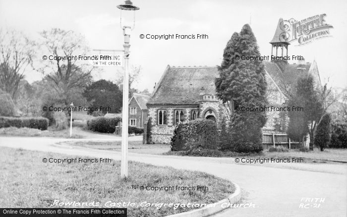 Photo of Rowlands Castle, Congregational Church c.1955