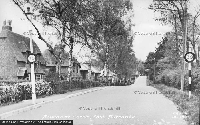 Photo of Rowlands Castle, East Durrants c.1955