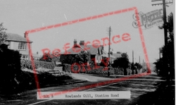 Station Road c.1955, Rowlands Gill