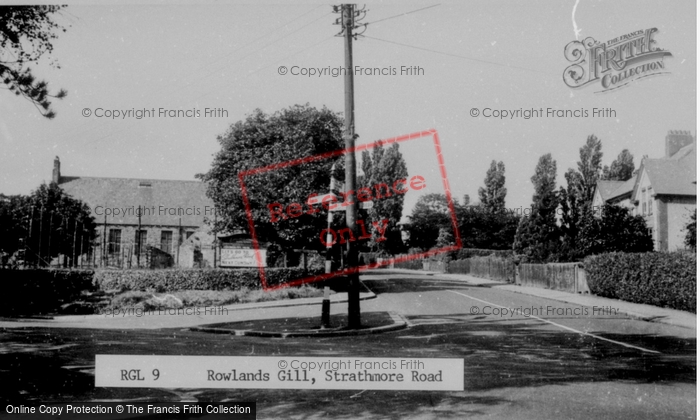 Photo of Rowlands Gill, Strathmore Road c.1955