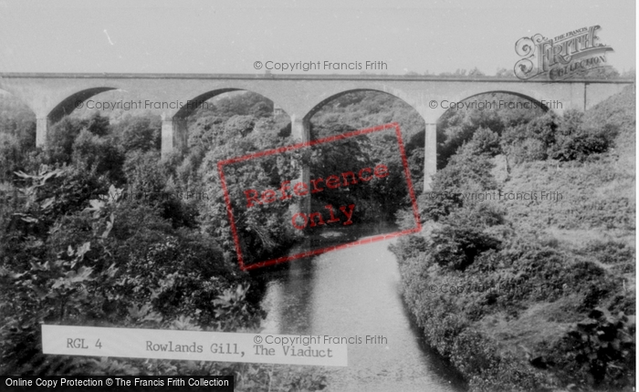 Photo of Rowlands Gill, The Viaduct c.1955