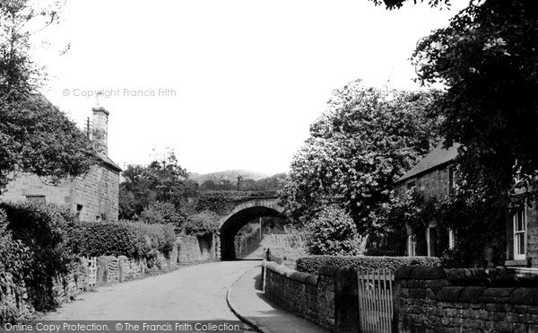 Photo of Rowsley, Church Lane c.1955