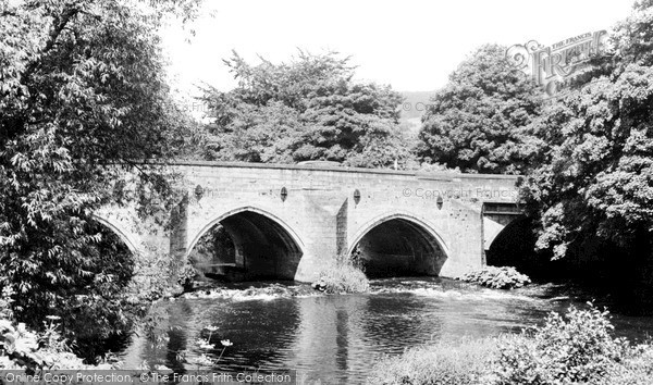 Photo of Rowsley, Derwent Bridge c.1955