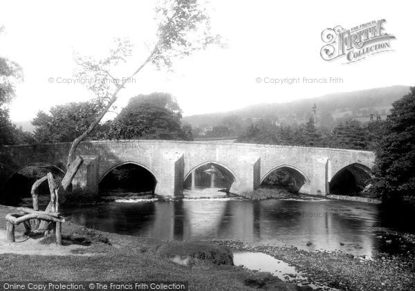 Photo of Rowsley, The Bridge 1886