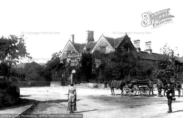 Photo of Rowsley, The Peacock Inn 1886