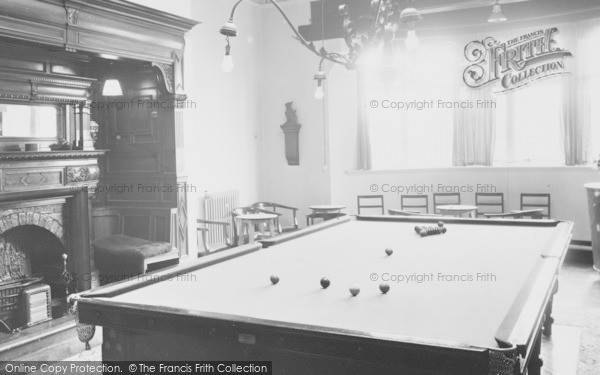 Photo of Rowton, The Billiard Room, Rowton Hall Hotel c.1955