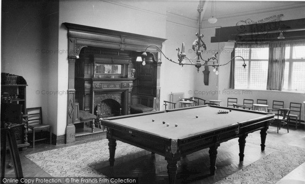 Photo of Rowton, The Billiard Room, Rowton Hall Hotel c.1955