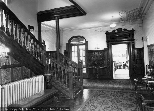 Photo of Rowton, The Inner Hall, Rowton Hall Hotel c.1955