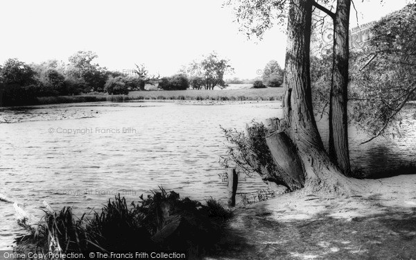 Photo of Roxwell, Skreens Park Lake c.1965