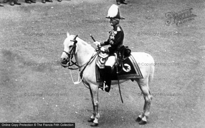 Photo of Royalty, A Mounted Guard c.1900