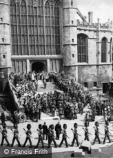 Royalty, Funeral Procession of King Edward VII at Windsor Castle 1910