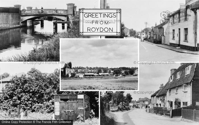 Photo of Roydon, Composite c.1955