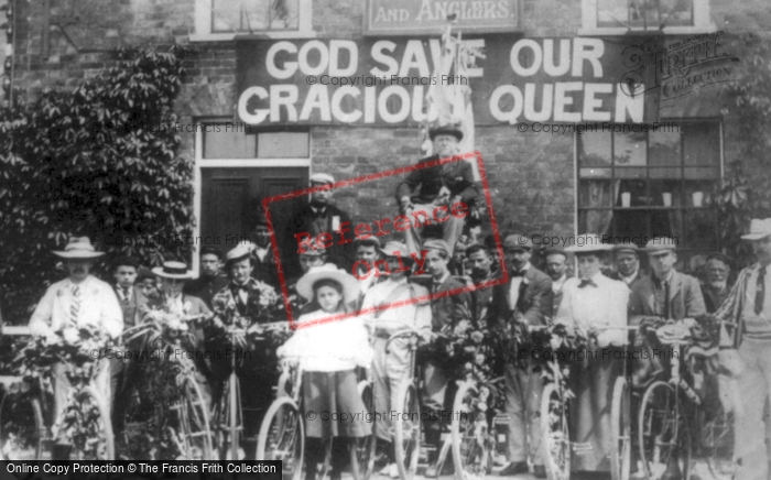 Photo of Roydon, Cycling Club Celebrating Queen Victoria’s Diamond Jubilee 1897
