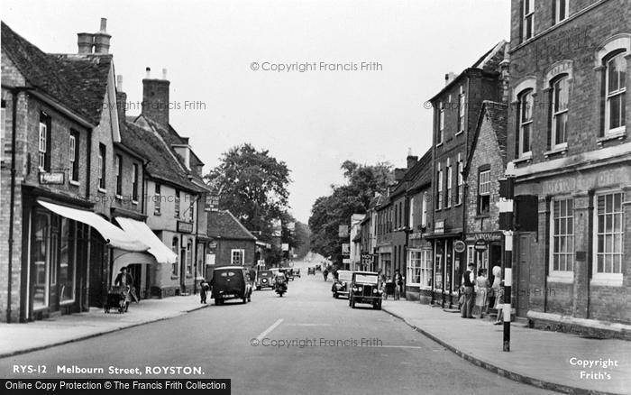 Photo of Royston, Melbourn Street c.1955
