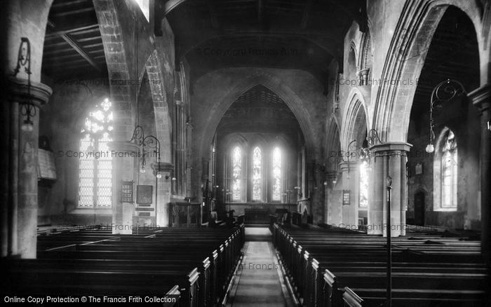 Photo of Royston, The Church Interior 1929