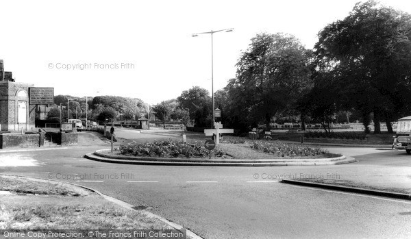Photo of Royston, The Roundabout c.1965