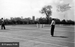 The Tennis Courts c.1955, Royston