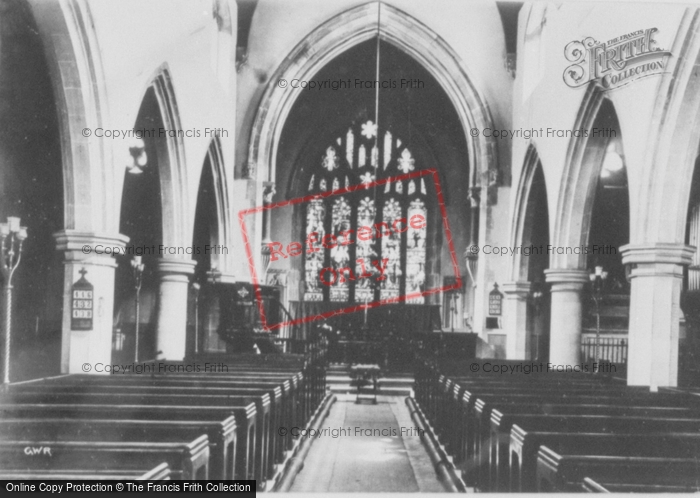 Photo of Ruabon, Church Interior c.1950