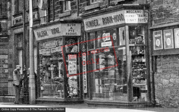 Photo of Ruabon, High Street, The Toy And Cycle Shop c.1955