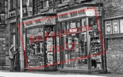 High Street, The Toy And Cycle Shop c.1955, Ruabon