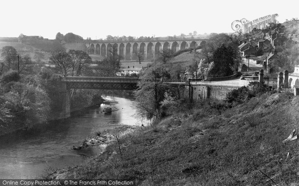 Photo of Ruabon, River Dee And The Viaduct c.1955