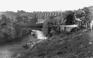 River Dee And The Viaduct c.1955, Ruabon