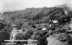 River Dee With The Roman Bridge c.1955, Ruabon