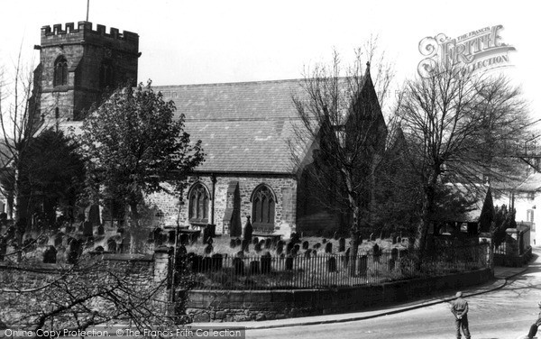 Photo of Ruabon, St Mary's Church c.1955
