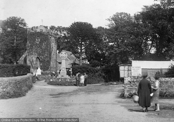 Photo of Ruan Minor, St Ruan Church 1931
