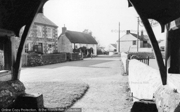 Photo of Ruan Minor, The Village From The Lychgate c.1960