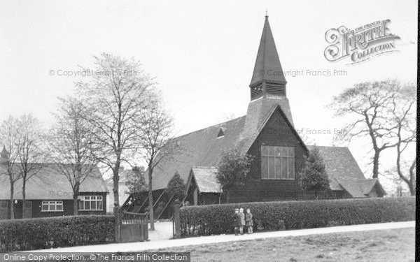Photo of Rubery, St Chad's Church c.1950