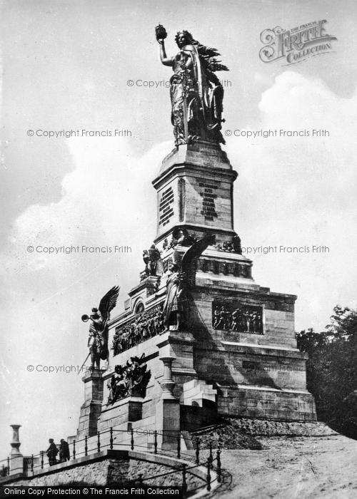 Photo of Rüdesheim Am Rhein, The National Monument On The Neiderwald c.1930
