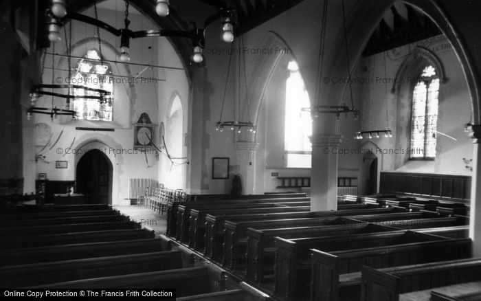 Photo of Rudgwick, Holy Trinity Church Interior c.1955
