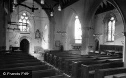 Holy Trinity Church Interior c.1955, Rudgwick