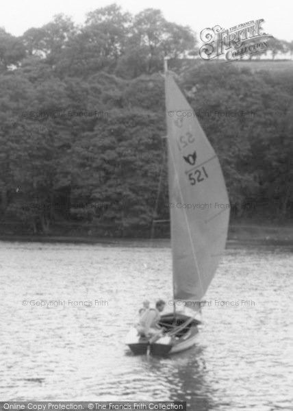 Photo of Rudyard, Sailing Dinghy On The Lake c.1955