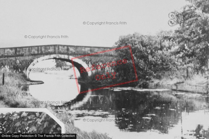 Photo of Rufford, The Canal And Bridge c.1955