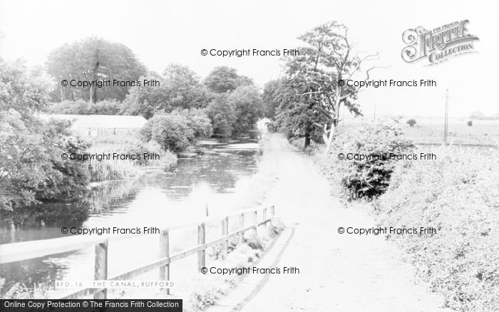 Photo of Rufford, The Canal c.1955