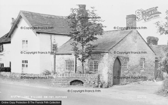 Photo of Rufford, The Village Smithy c.1955