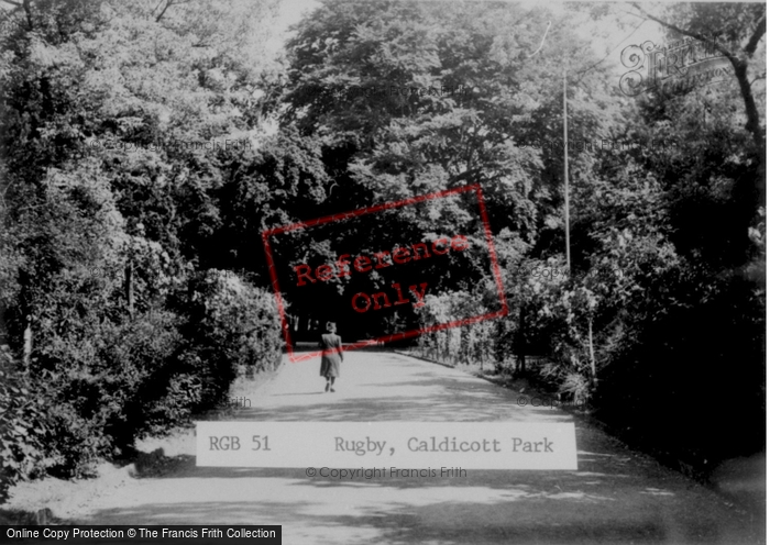 Photo of Rugby, Caldecott Park c.1955